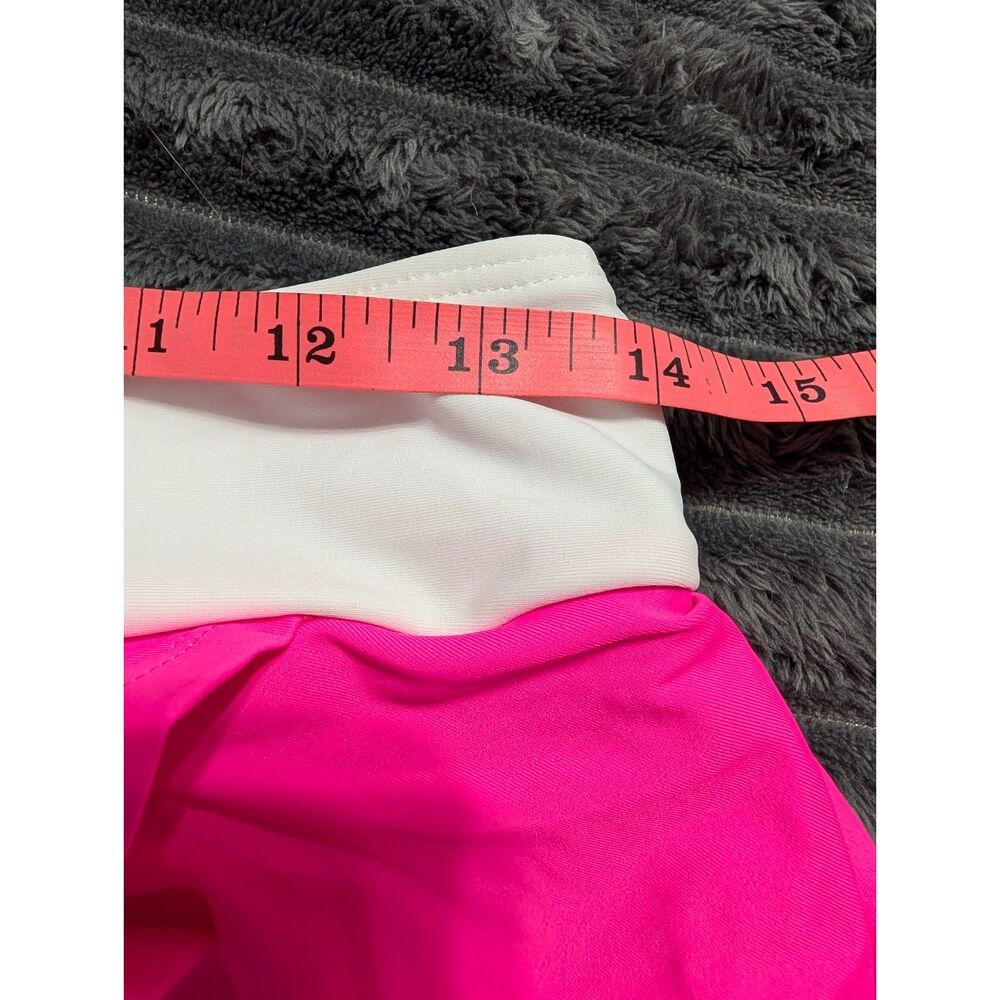 NWT Hot Pink Swim Skort Set Size 6 Sporty Two Piece Tropical Vacation Cruise - Picture 6 of 13